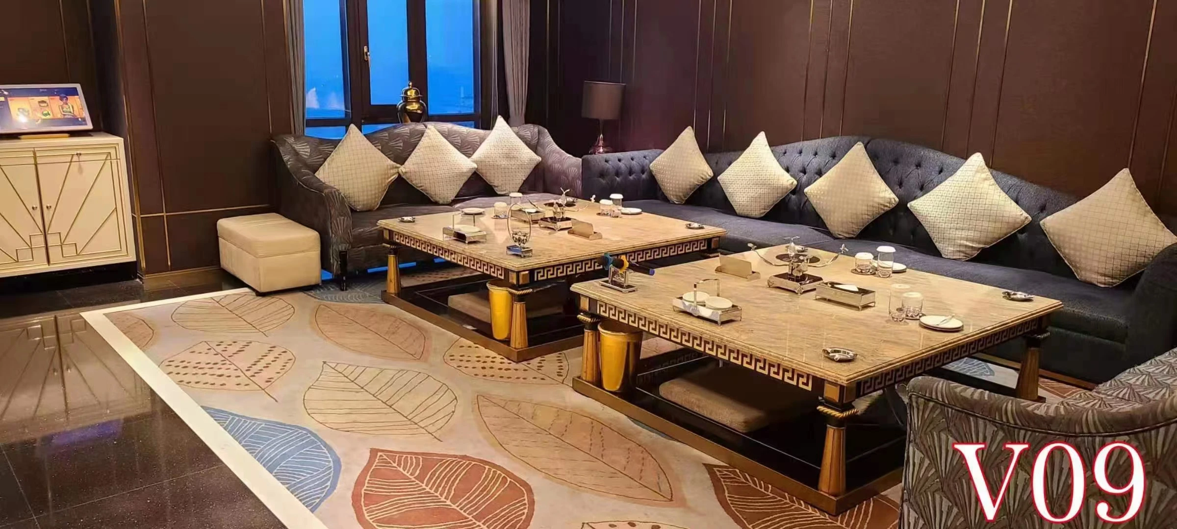 宁波乐公馆商务KTV豪华包厢全景灯光秀