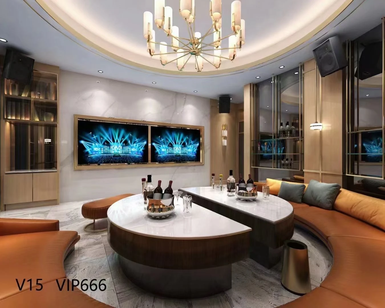 兰州盛达希尔顿商务KTV灯光走廊与yan员合影区