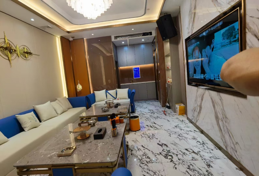 上海嘉悦国际商务KTV私人电梯与走廊艺术装置