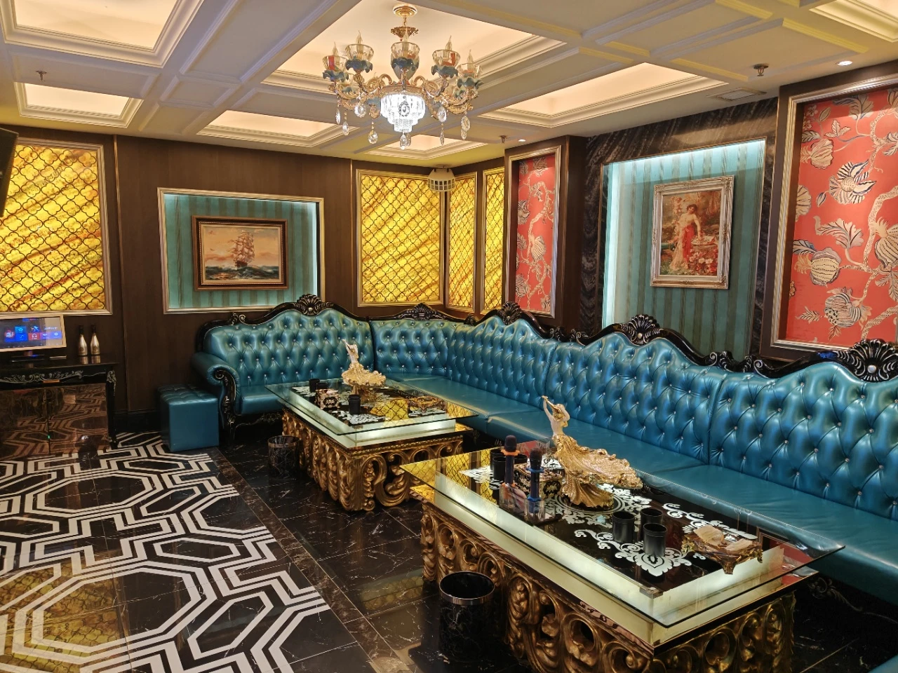 青岛娱乐公馆商务KTV演艺现场