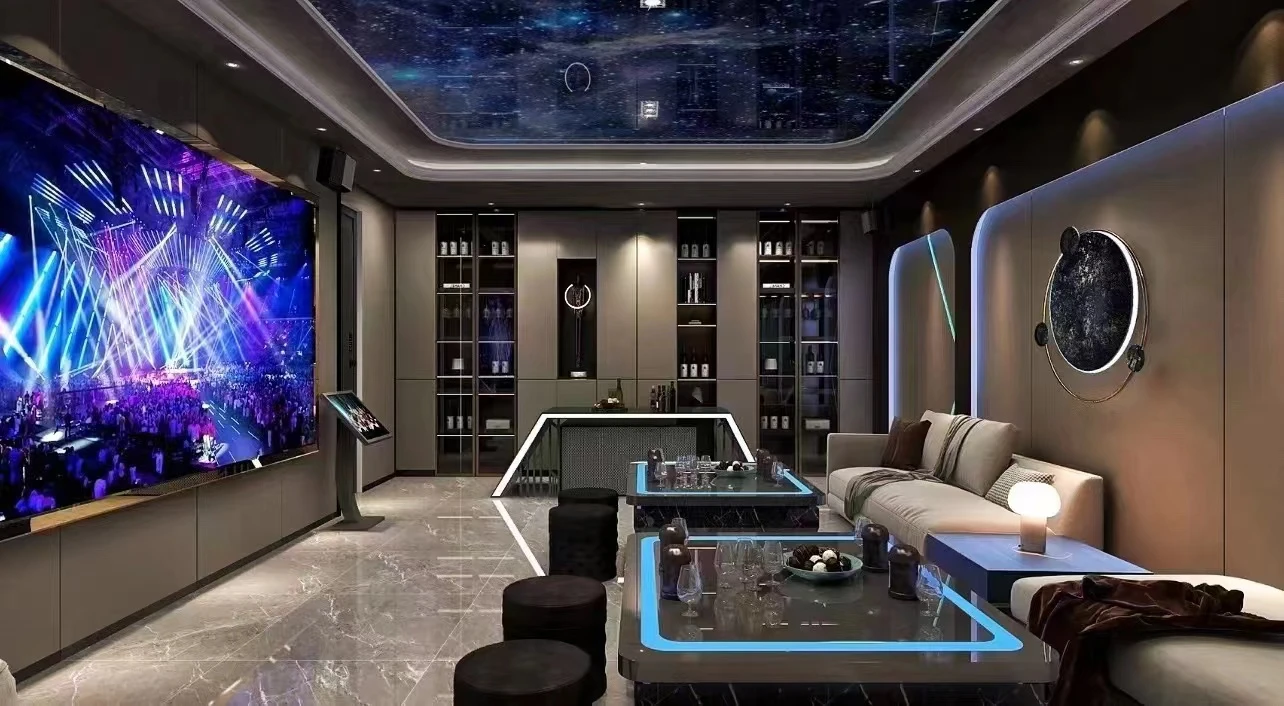 商务KTV豪华包厢内部