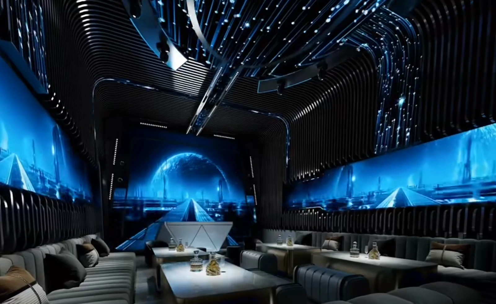 太原君悦荟商务KTV轻奢走廊