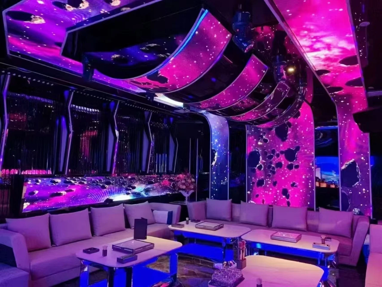 南宁商务KTV夜景华K.PARTY夜景