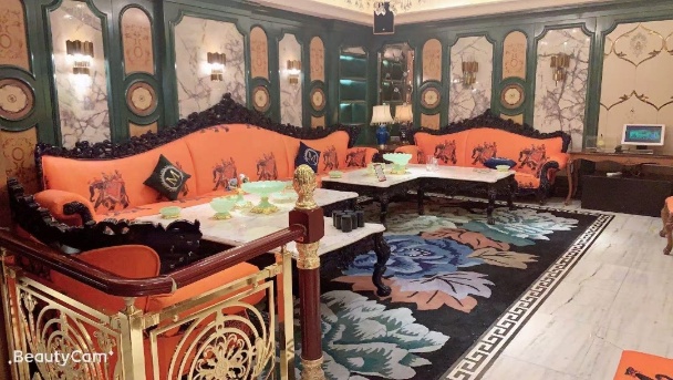 上海九五公馆商务KTV走廊与灯光氛围