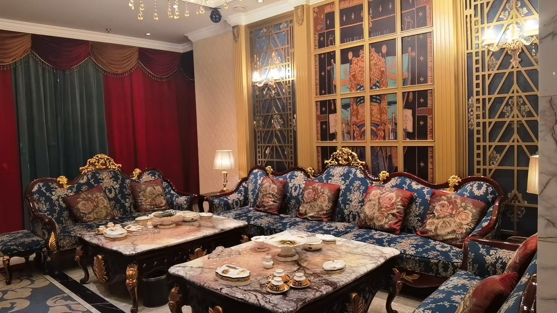 南通通州保利商务KTV臻空包厢内部环境