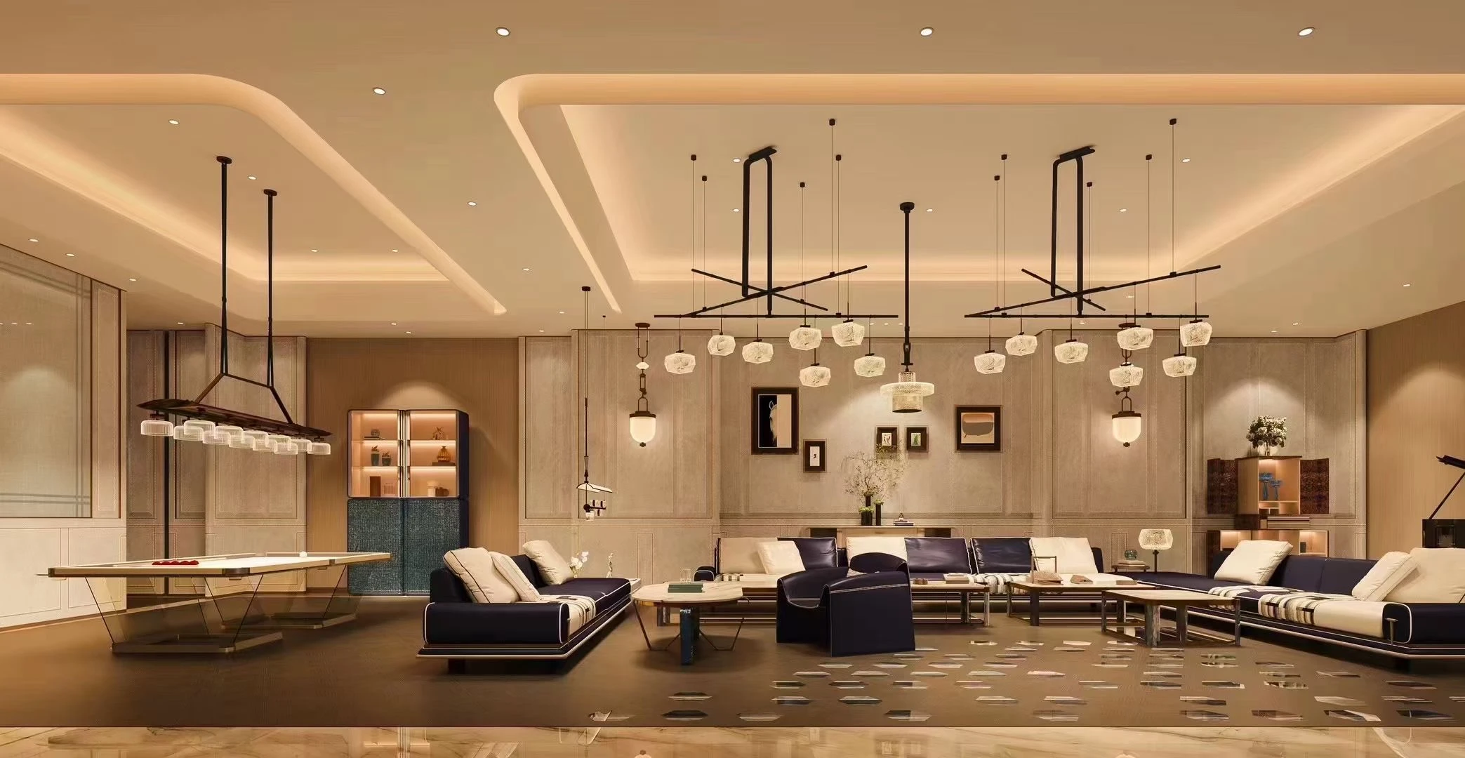 金玉兰商务KTV主题包厢内景