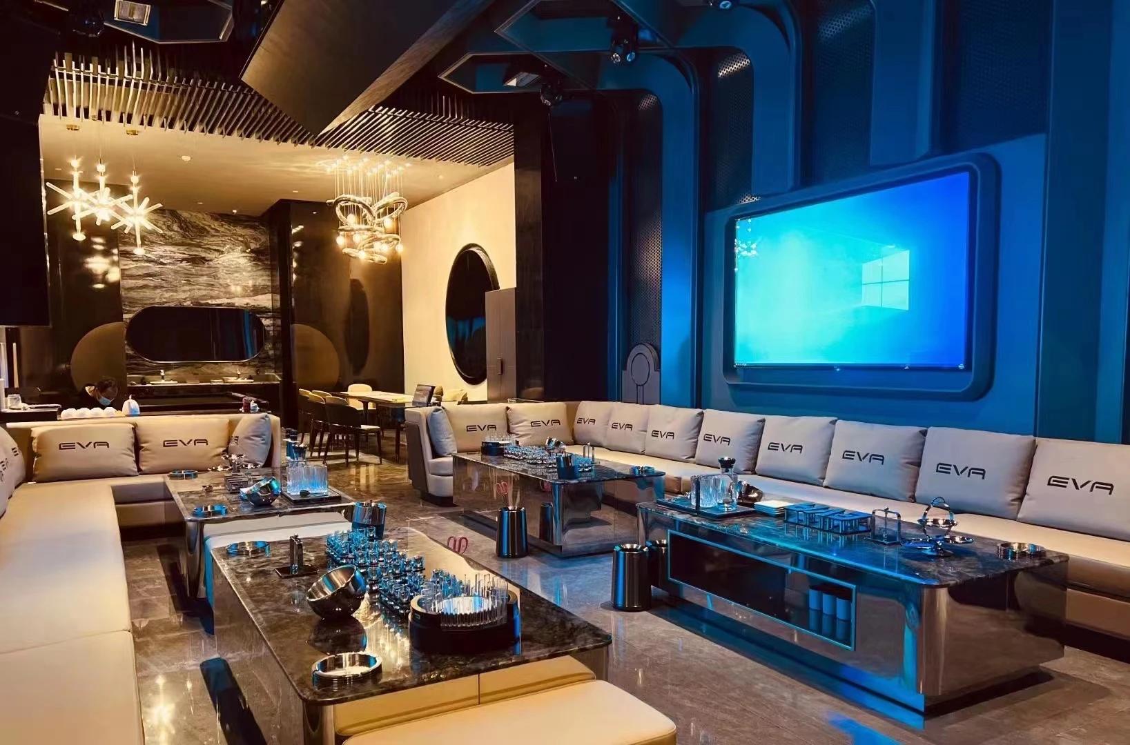 宁波EVA party商务KTV中包厢实景