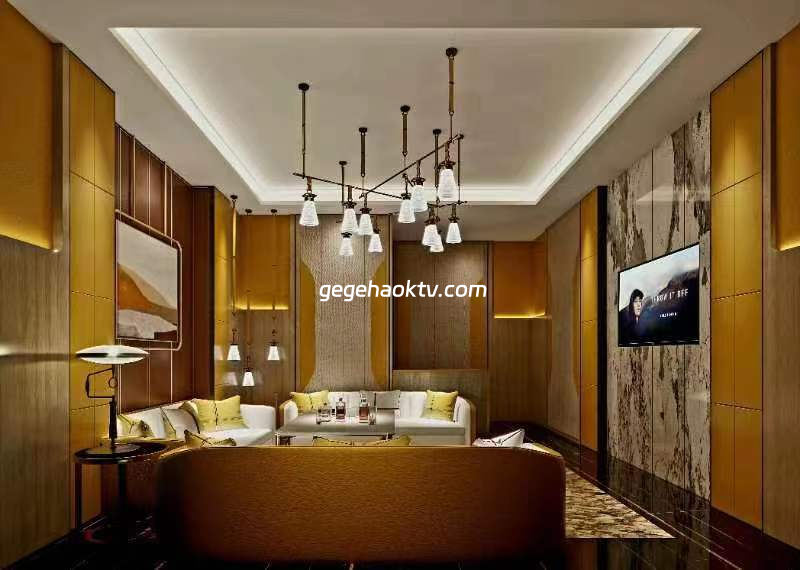 统帅商务KTV豪华包厢内景