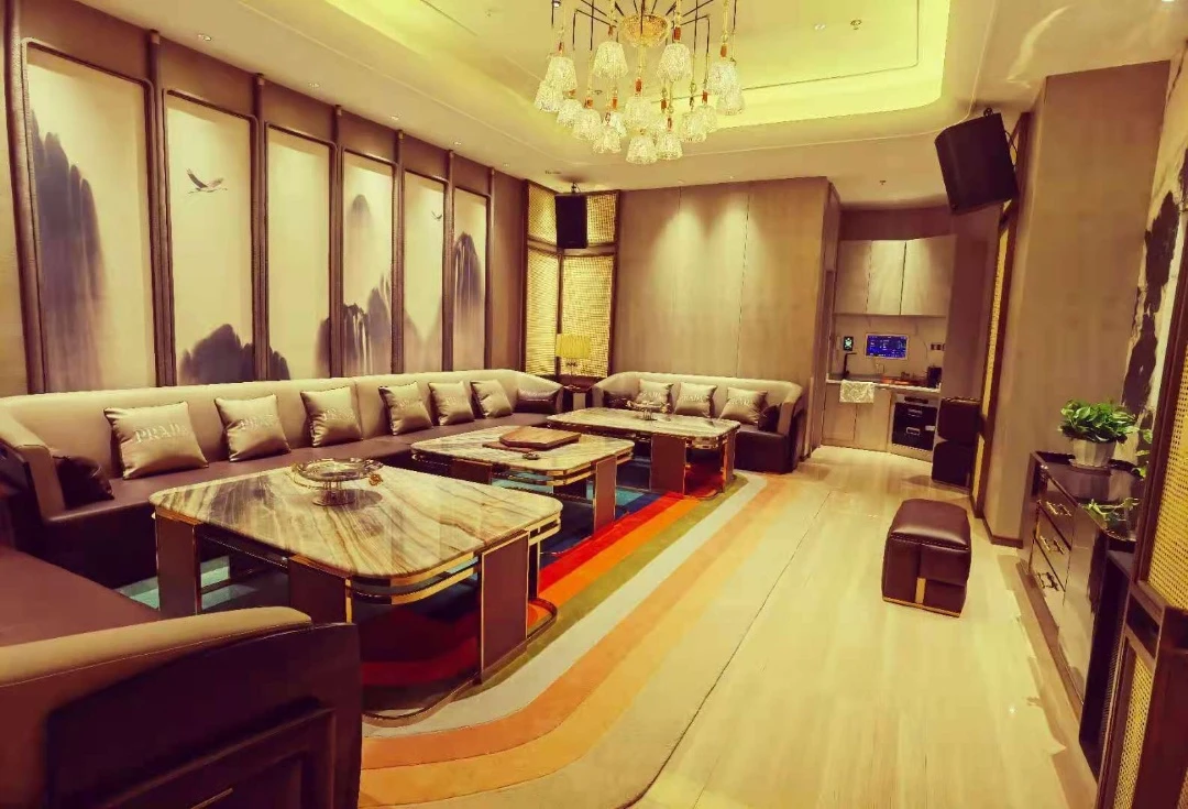 杭州商务KTV乾玺公馆豪华包厢内景