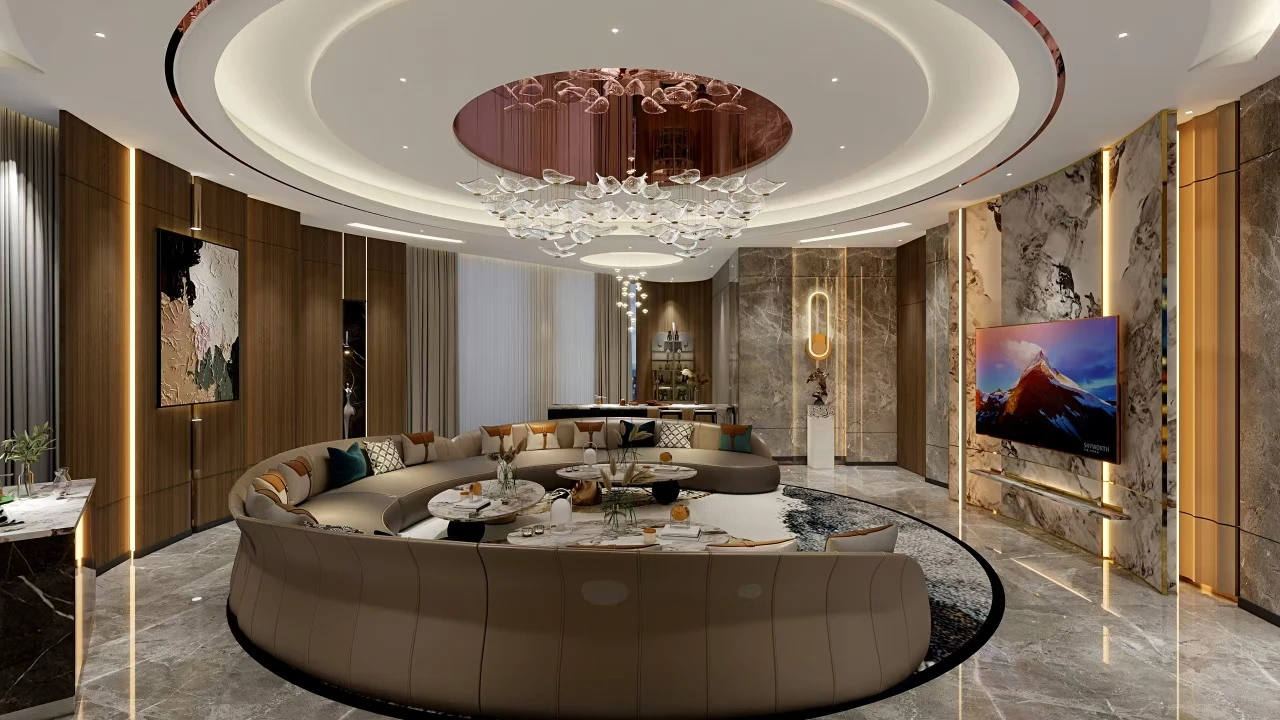 重庆佰俪宫club高端商务KTV奢华大厅