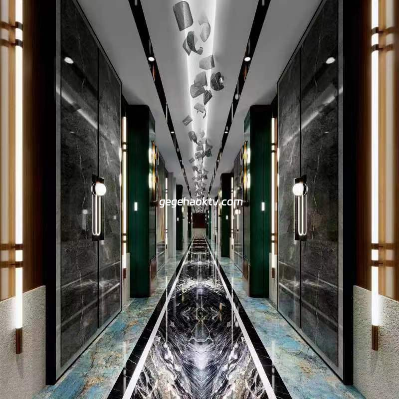 统帅商务KTV走廊艺术装置
