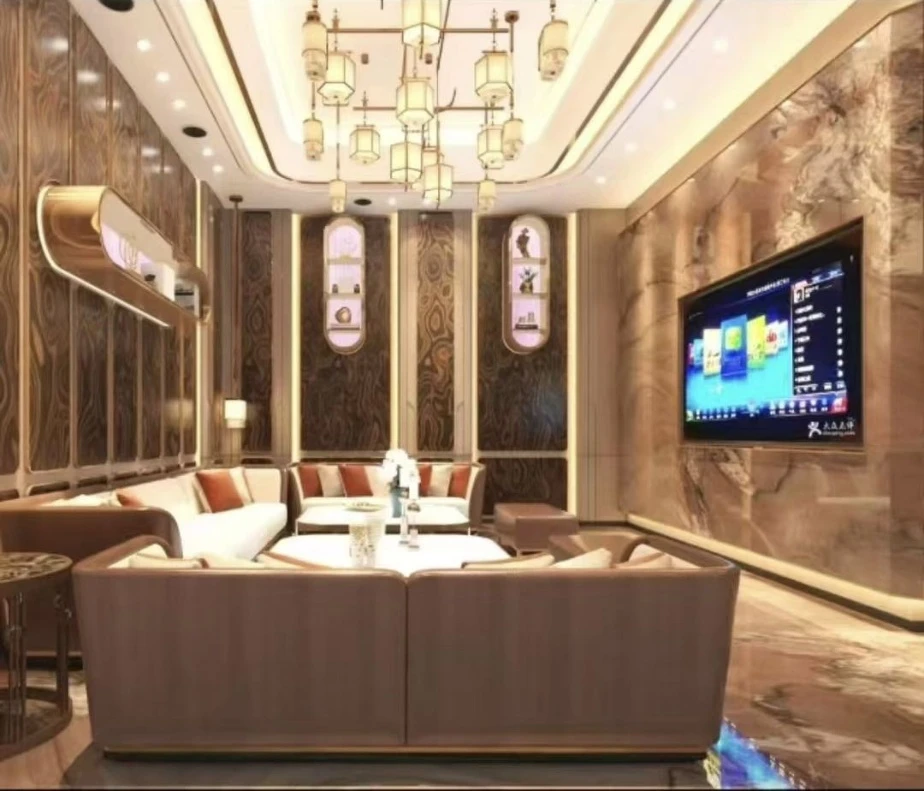 悦华酒店商务KTV豪华沙发区