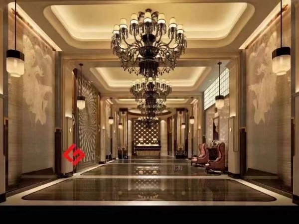 上海凯悦国际商务KTV走廊艺术装置