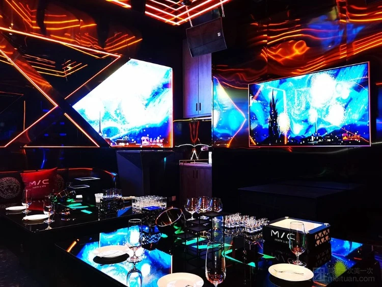 天津商务逸海天一KTV灯光氛围