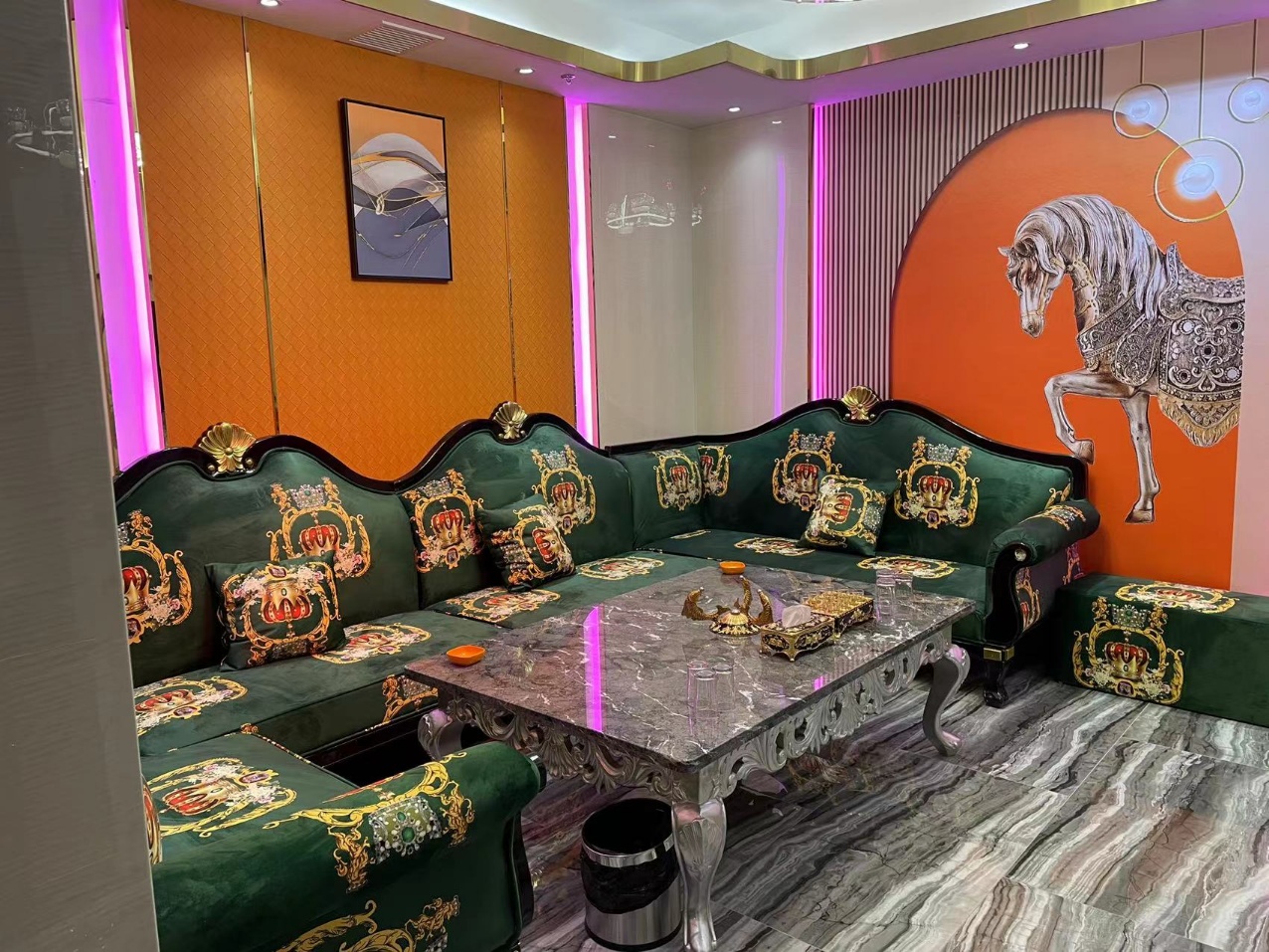 上海星雨国际商务KTV预订—殷高西路高颜gong主夜娱新地标