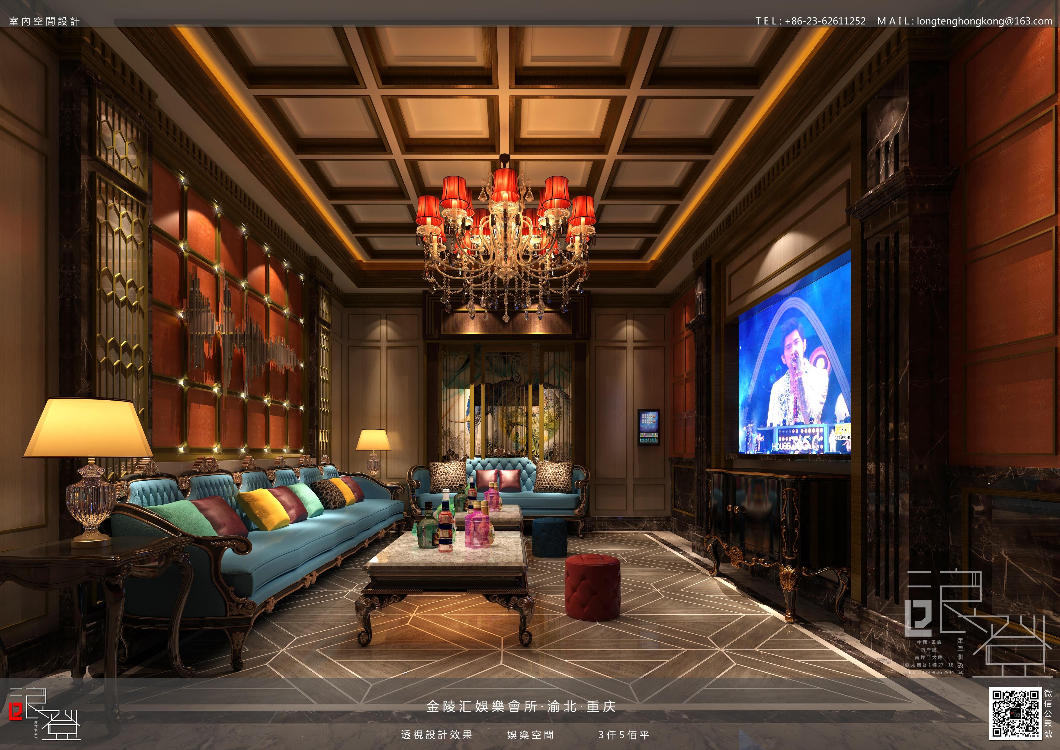 重庆金陵汇商务KTV走廊艺术装置