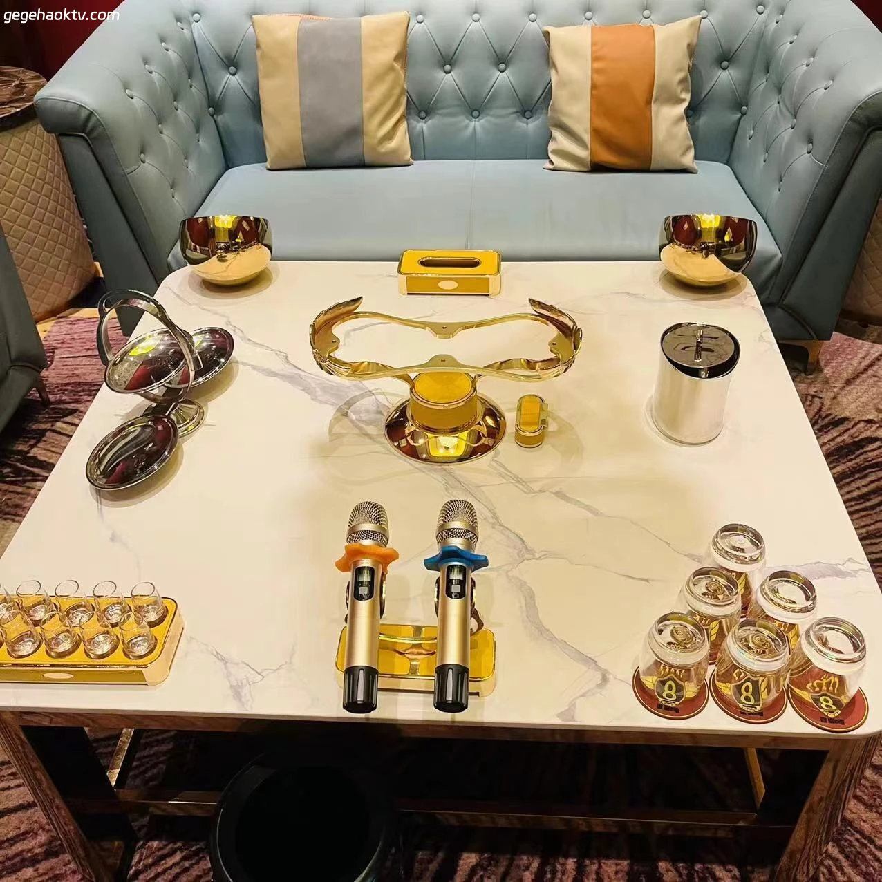 天津盛世凯悦商务KTV走廊光影