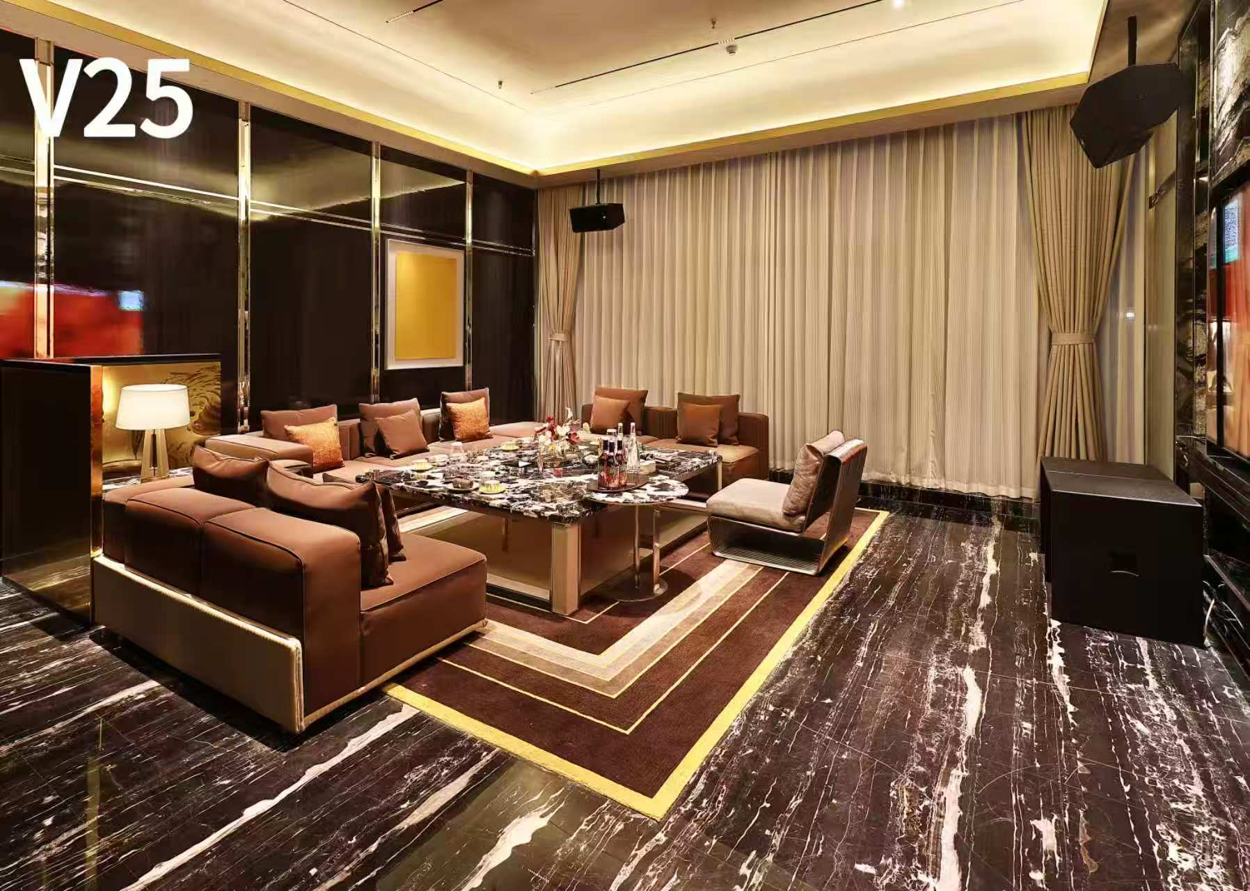 宁波乾会俱乐部商务KTV包厢内景