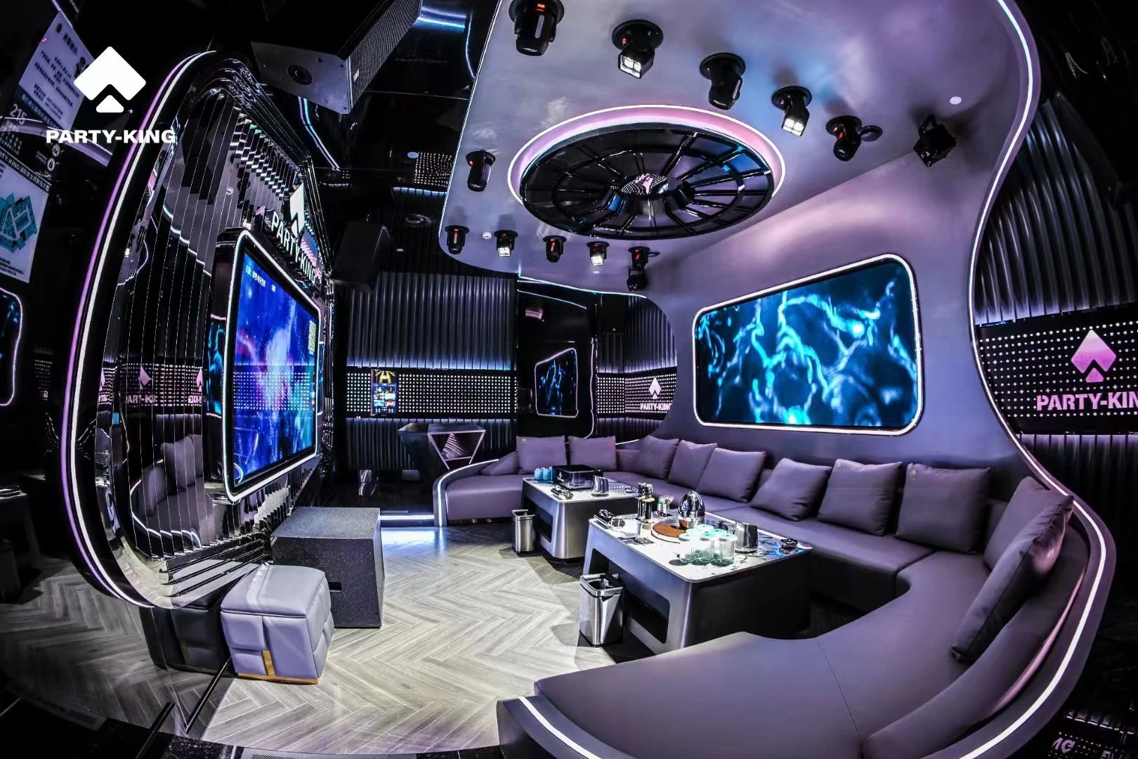 昆明PARTY-KING商务KTV私密豪华包房细节