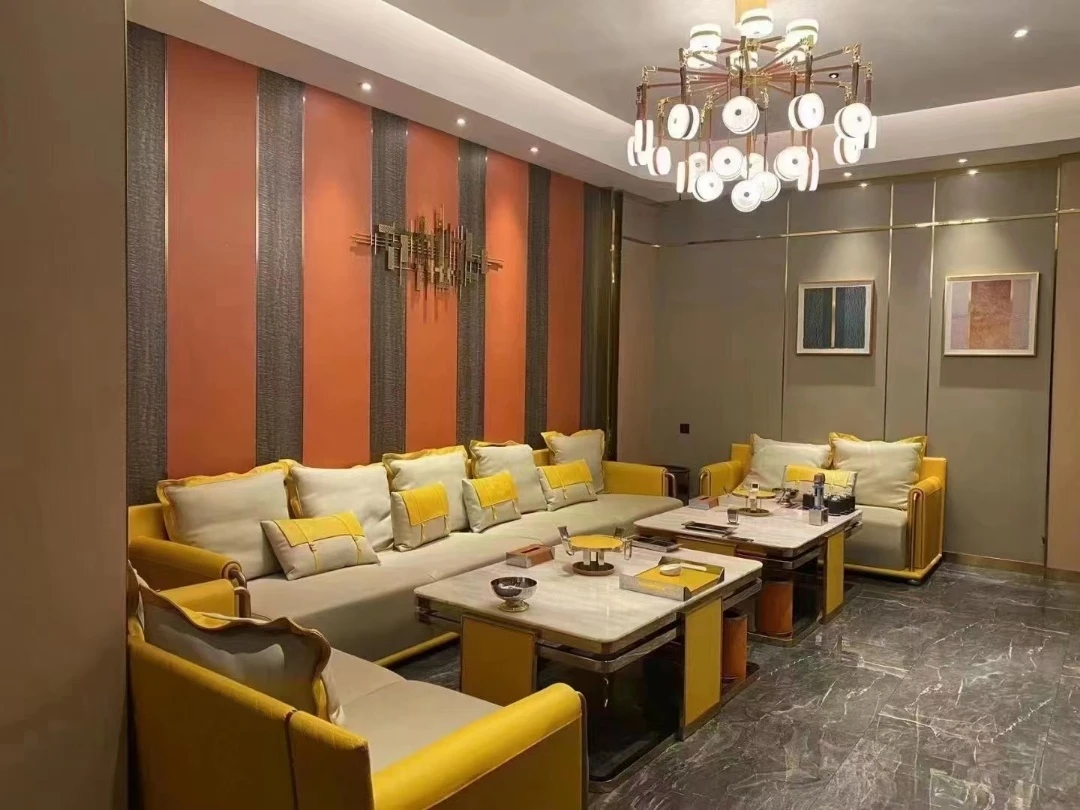 御公馆商务KTV走廊璀璨灯光