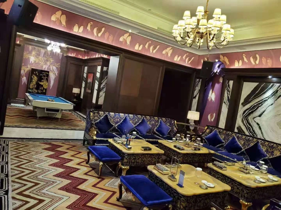 上海欣海国际商务KTV豪华包厢内部场景