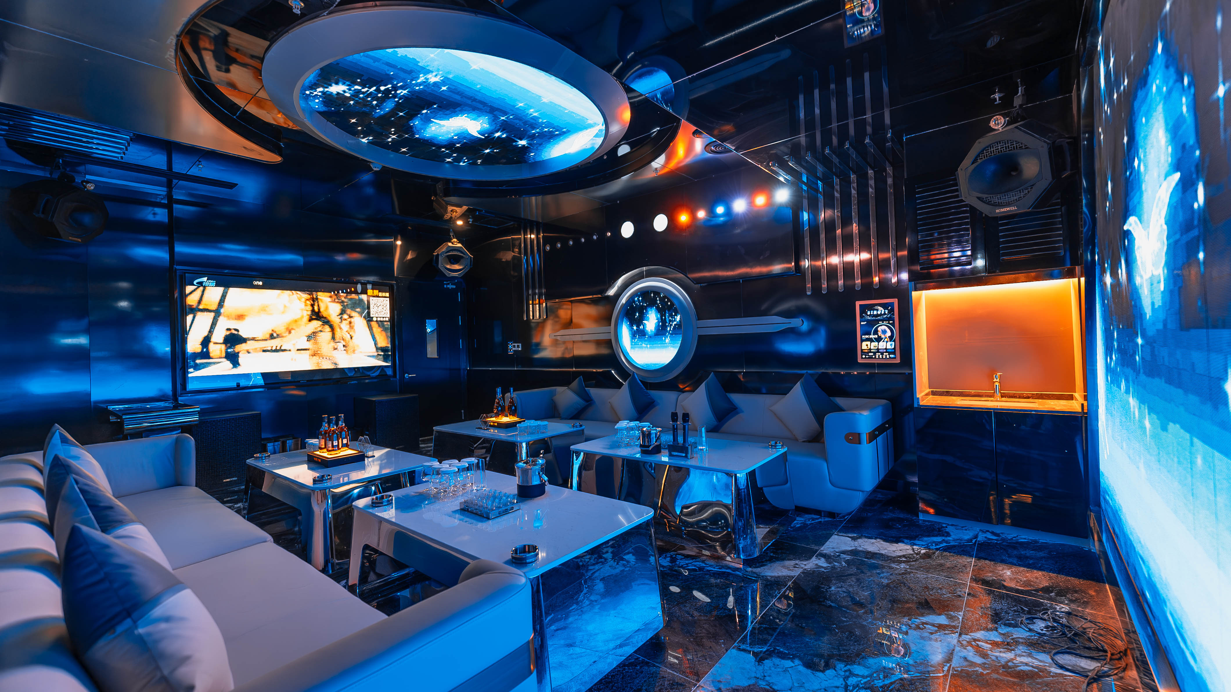 上海锦和尚城商务KTV主题包厢走廊