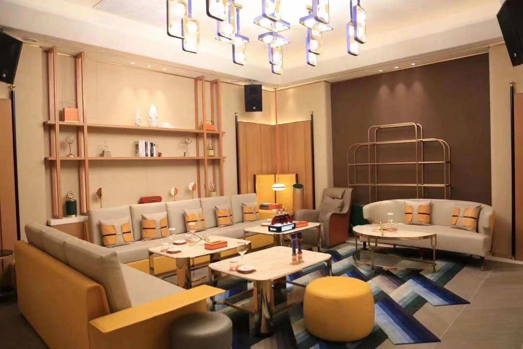 上海商务KTV俪公馆包厢内景