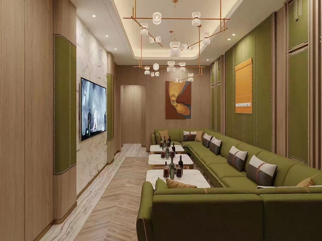 上海贵宾楼商务KTV豪华包厢内部