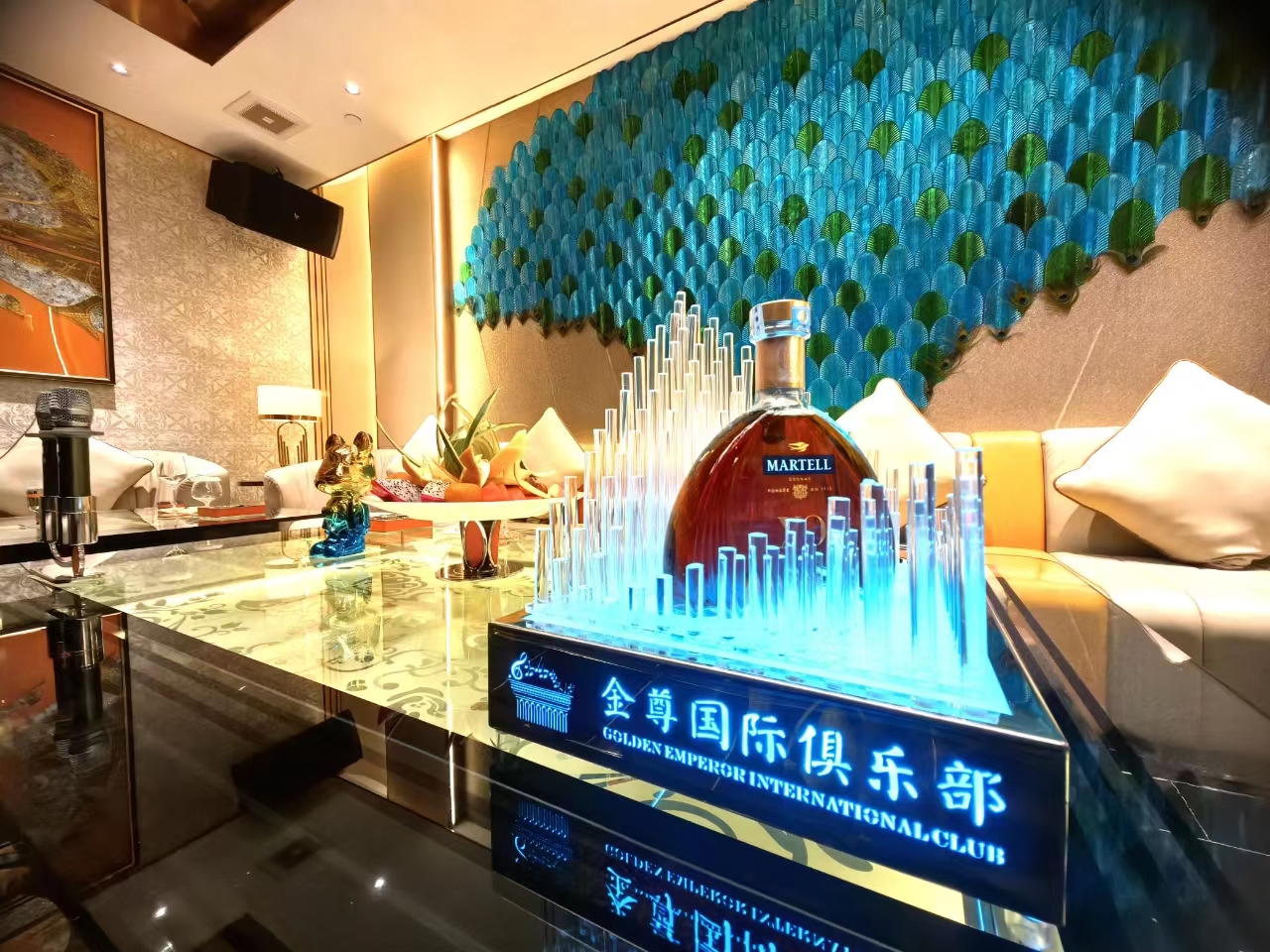 广州天河裕通金尊国际俱乐部商务KTV外观夜景