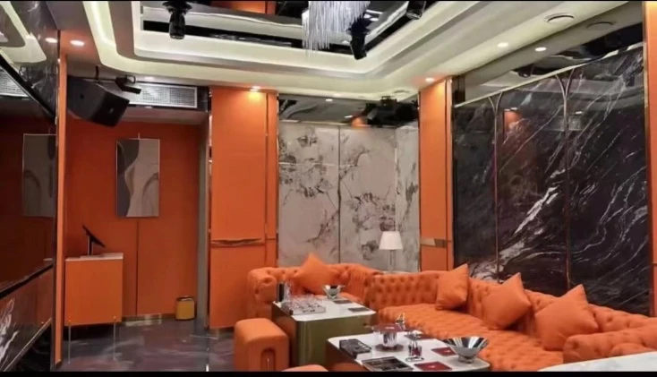 紫金名爵商务KTV走廊灯光