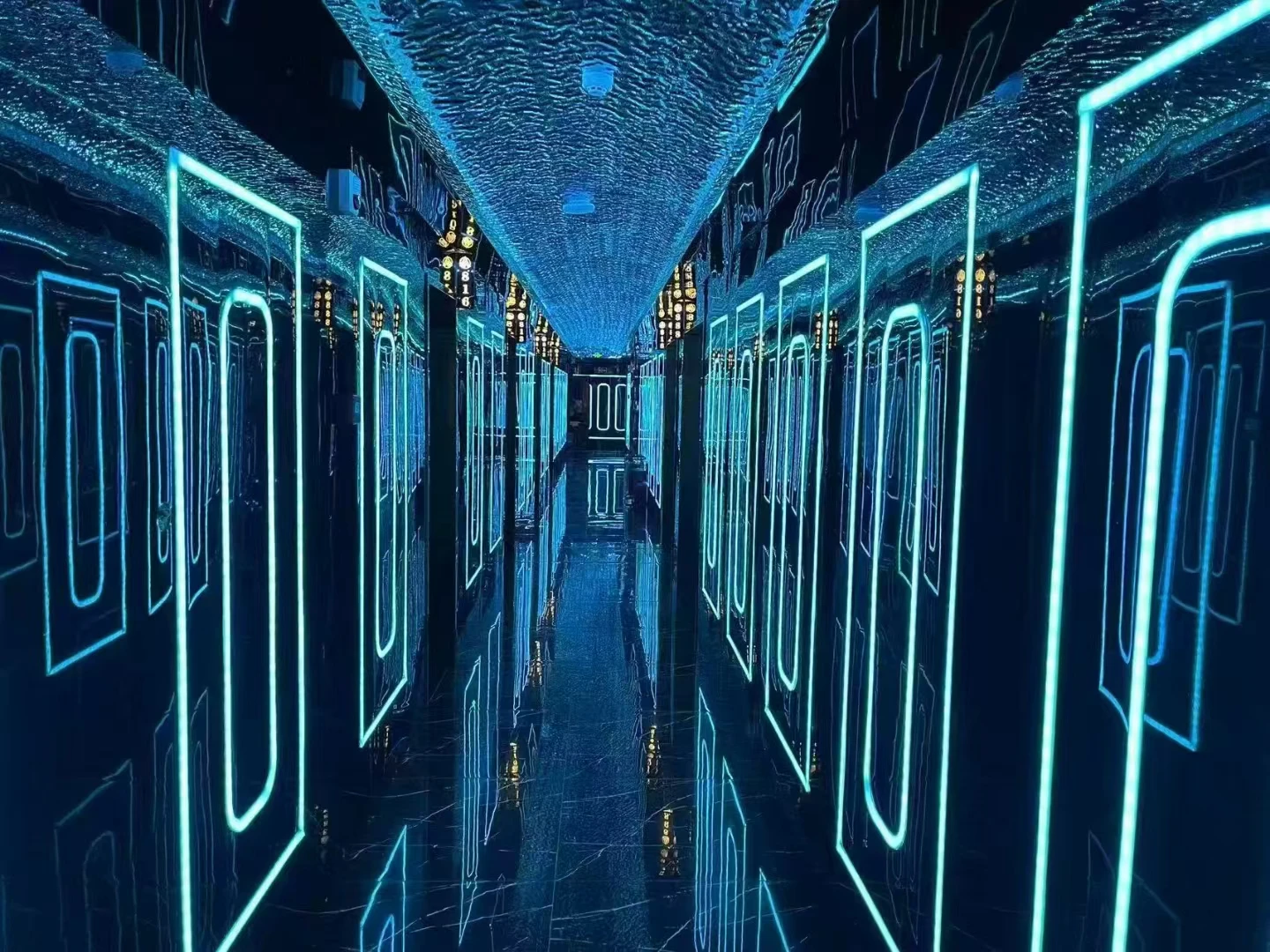 南京六合商务KTV山潘大酒店豪华包厢内景