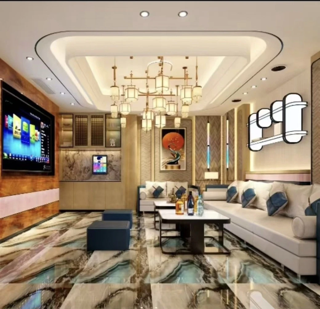 悦华酒店商务KTV全景夜景包厢