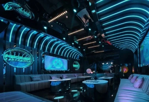 南京MKING PARTY商务KTV豪华走廊灯光