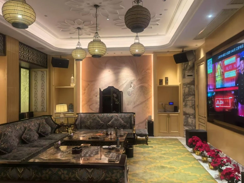 上海欣海国际商务KTV尊贵走廊灯光氛围