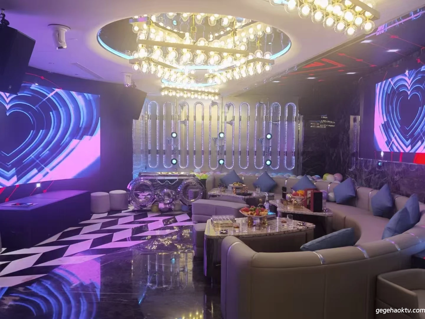 塞纳河之夜商务KTV 3D全息投影现场氛围