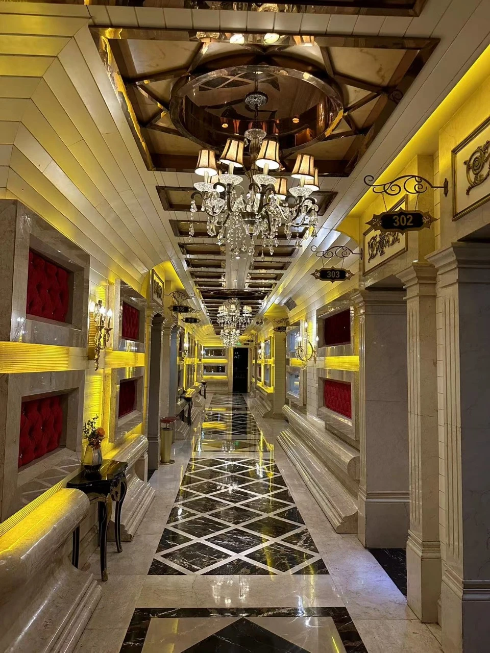 上海新丽花商务KTV甄空走廊