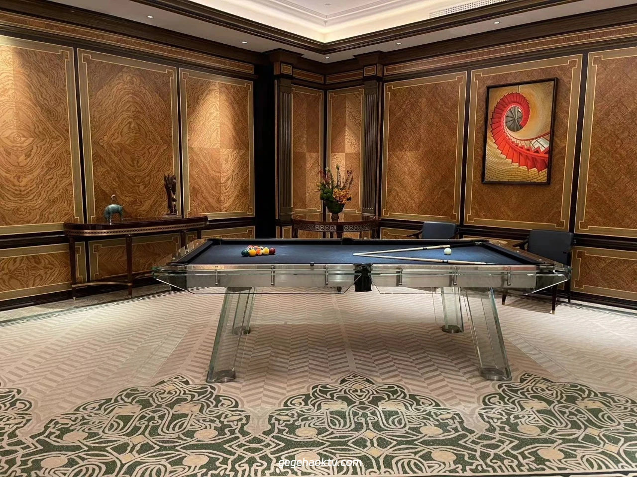 璀璨年代商务KTV走廊水晶吊灯