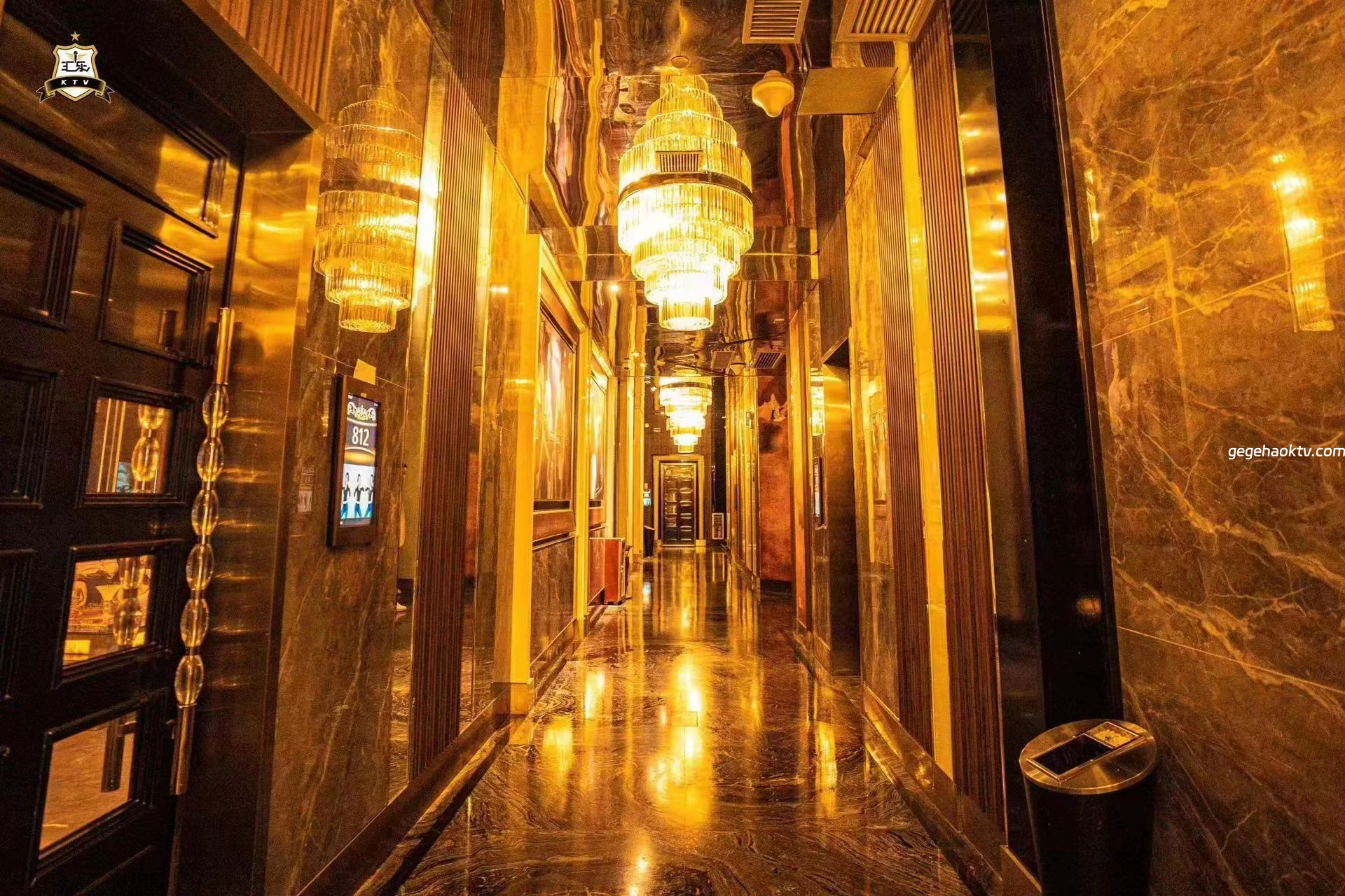 天娱商务KTV走廊灯光