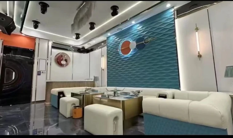 紫金名爵商务KTV吧台夜景