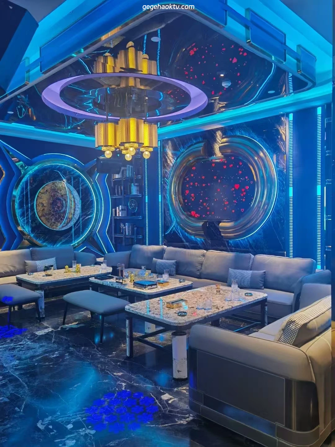 塞纳河之夜商务KTV主题套房内部设计