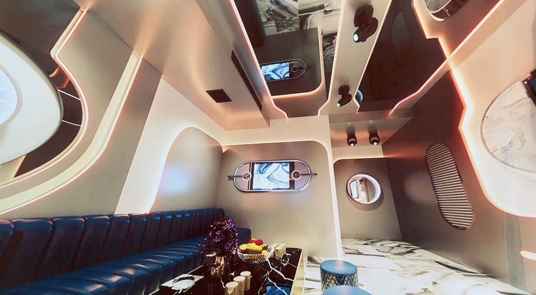 上海俪豪国际商务KTV大堂接待区