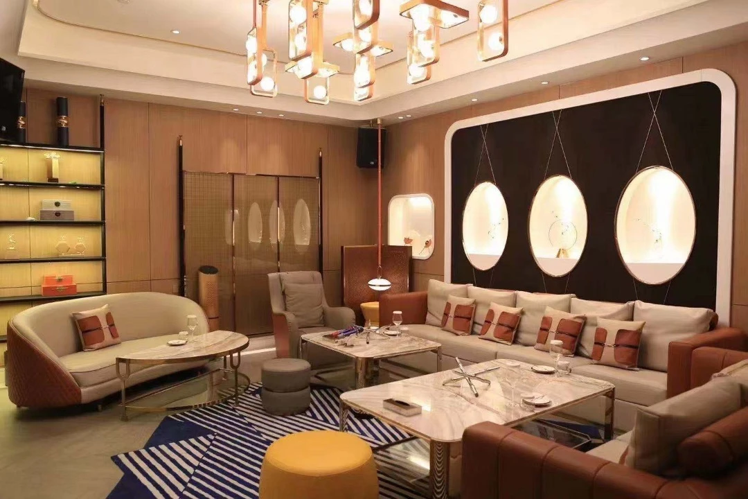 上海商务KTV俪公馆夜景落地窗