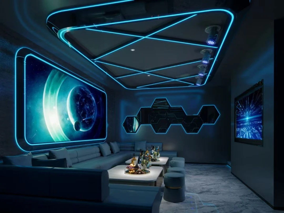 上海魅派对商务KTV主题舞台