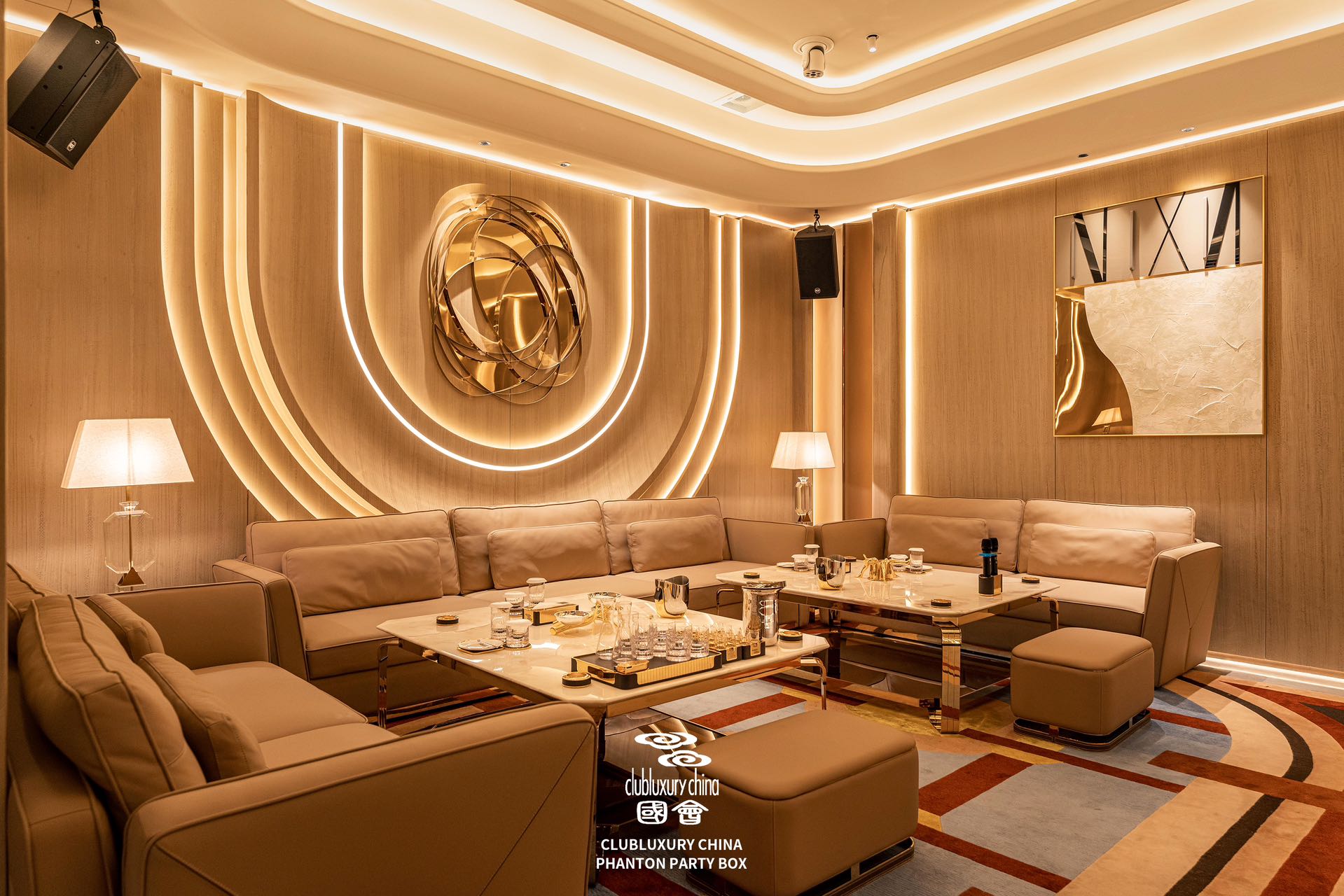 宁波國會商务KTV大堂奢华夜景