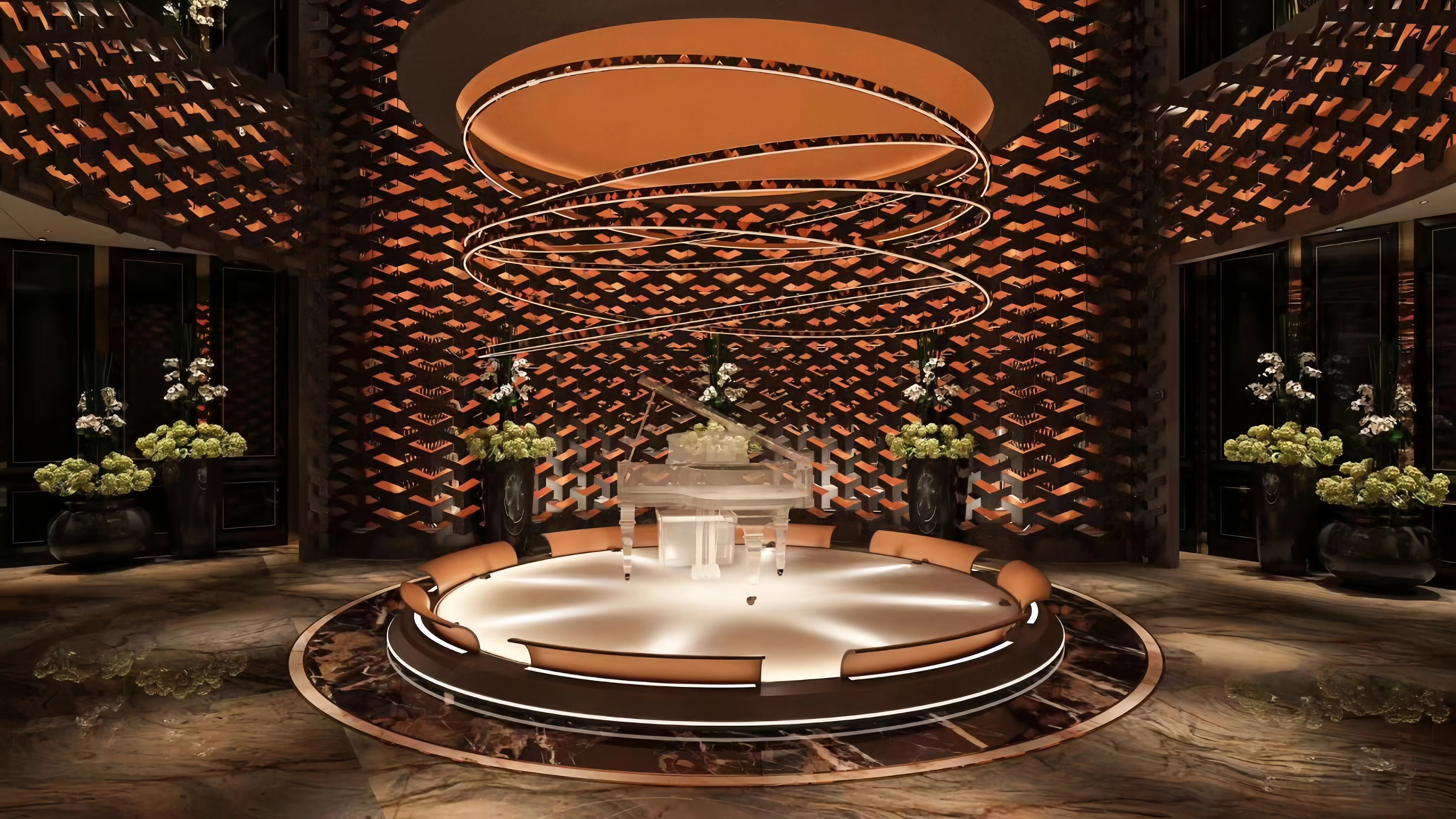 深圳南山商务KTV大堂水晶吊灯