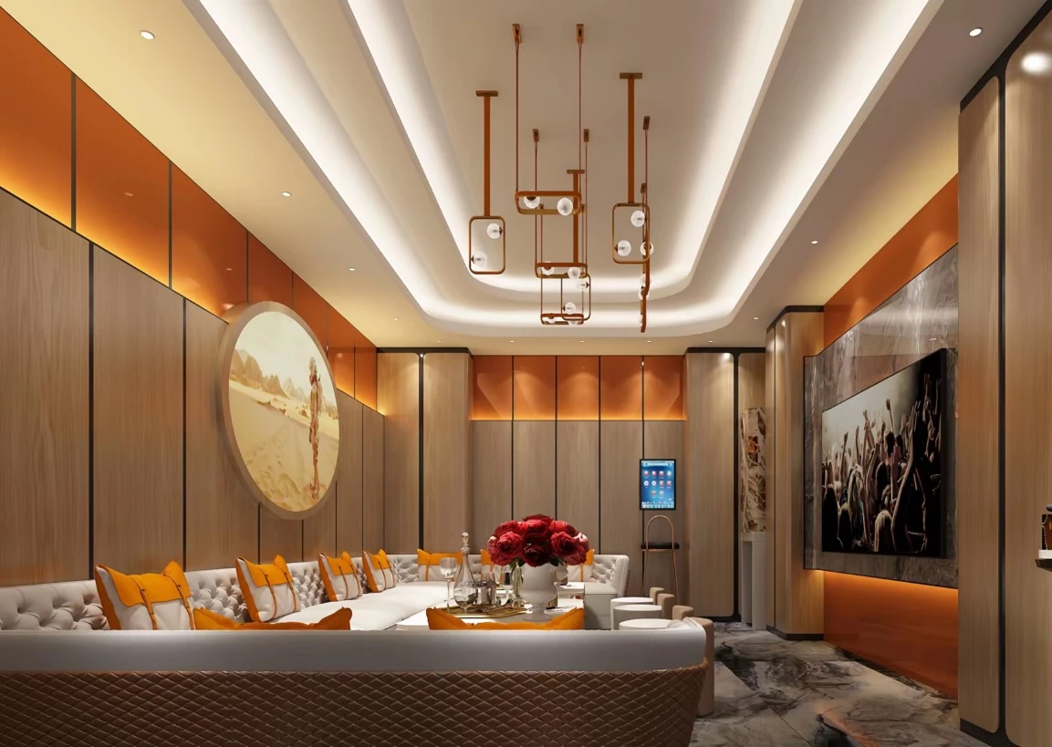 青岛星海汇商务KTV豪华走廊