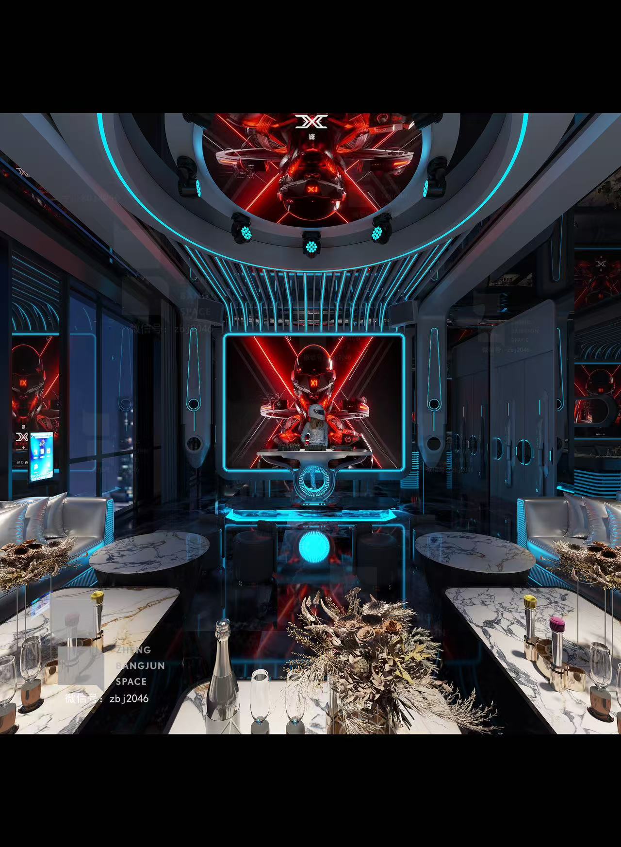 金华皇家贵族八一南街店商务KTV包厢走廊