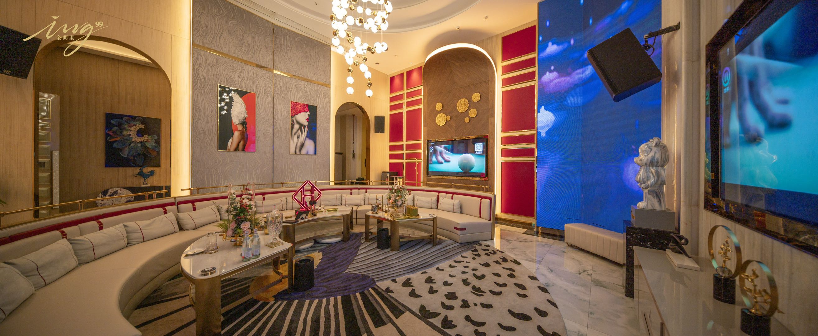 重庆ing99商务KTV预约|香槟gong主高颜值现场