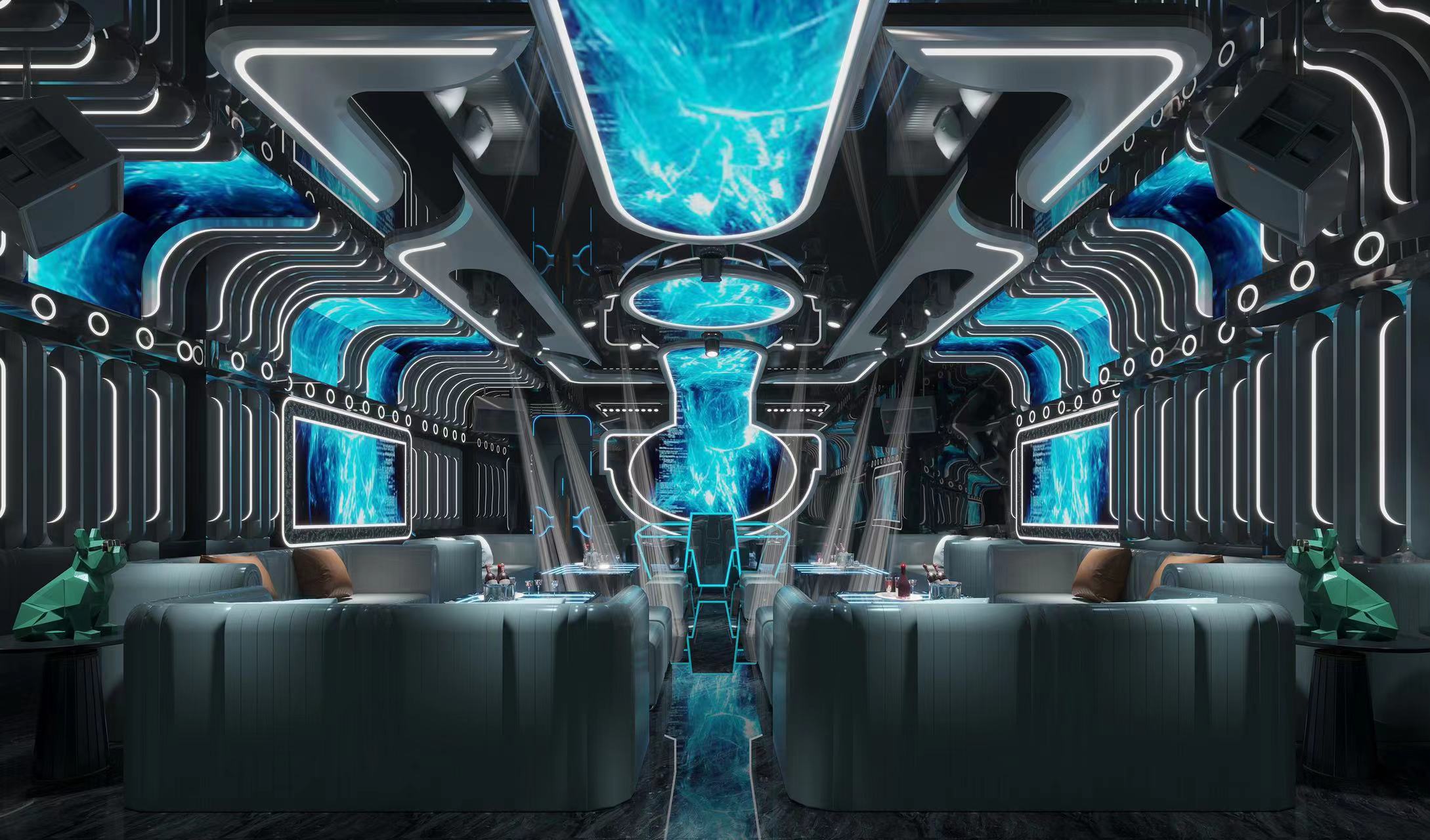 上海熙悦汇商务KTV豪华包厢内部